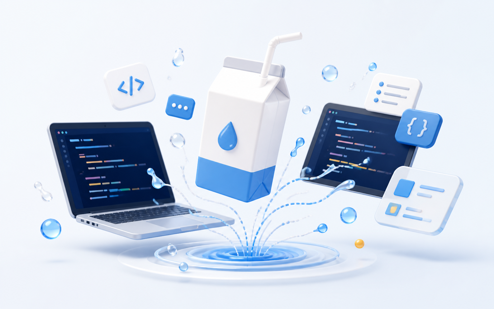dipcodeのコンセプトイラスト